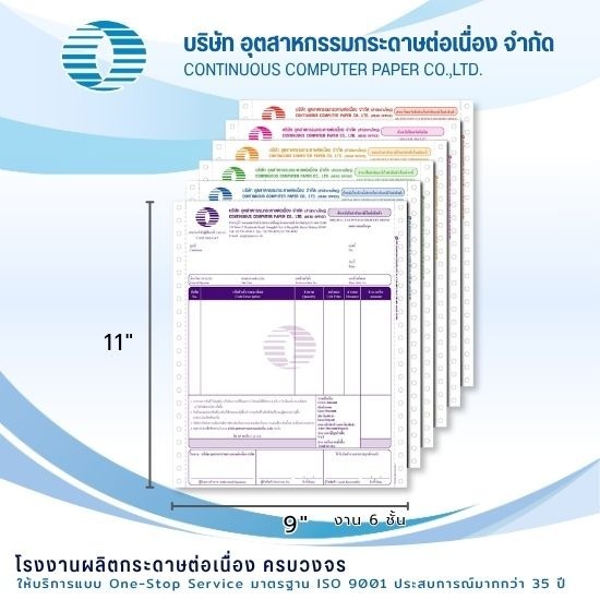 โรงงานผลิตกระดาษต่อเนื่อง - อุตสาหกรรมกระดาษต่อเนื่อง - ฟอร์มกระดาษต่อเนื่อง